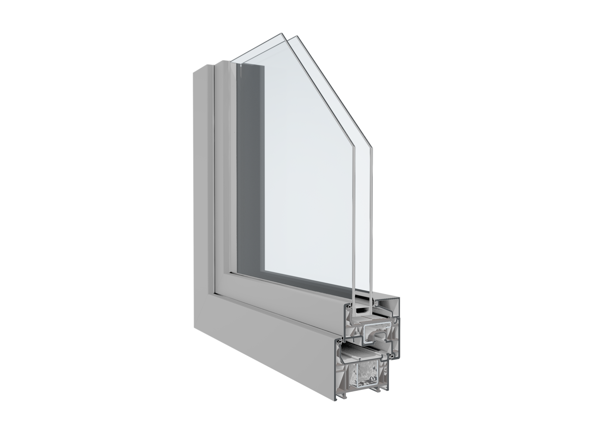 Angle fenêtre PVC Access 70