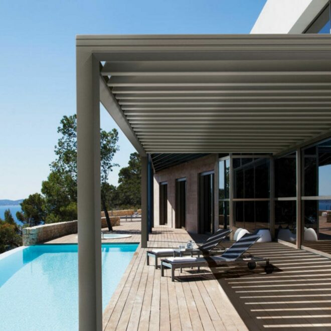 pergola bioclimatique aluminium