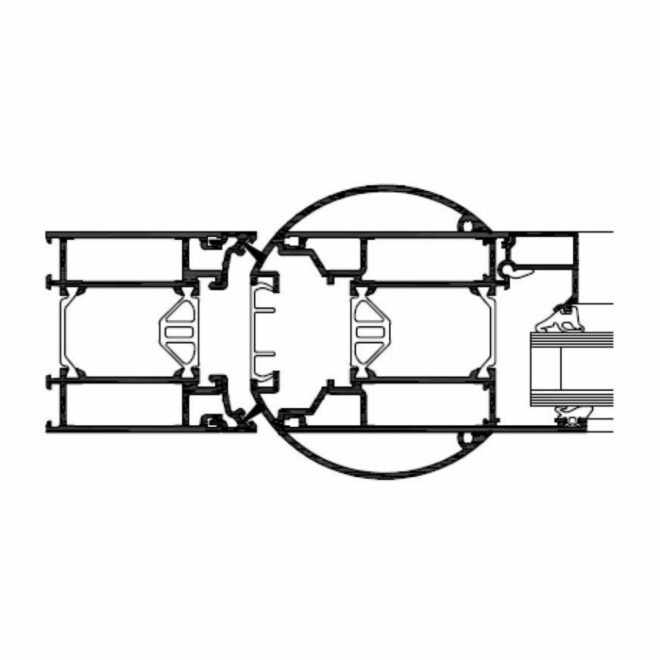 Porte va-et-vient anti pince-doigts 65mm - WICSTYLE 65